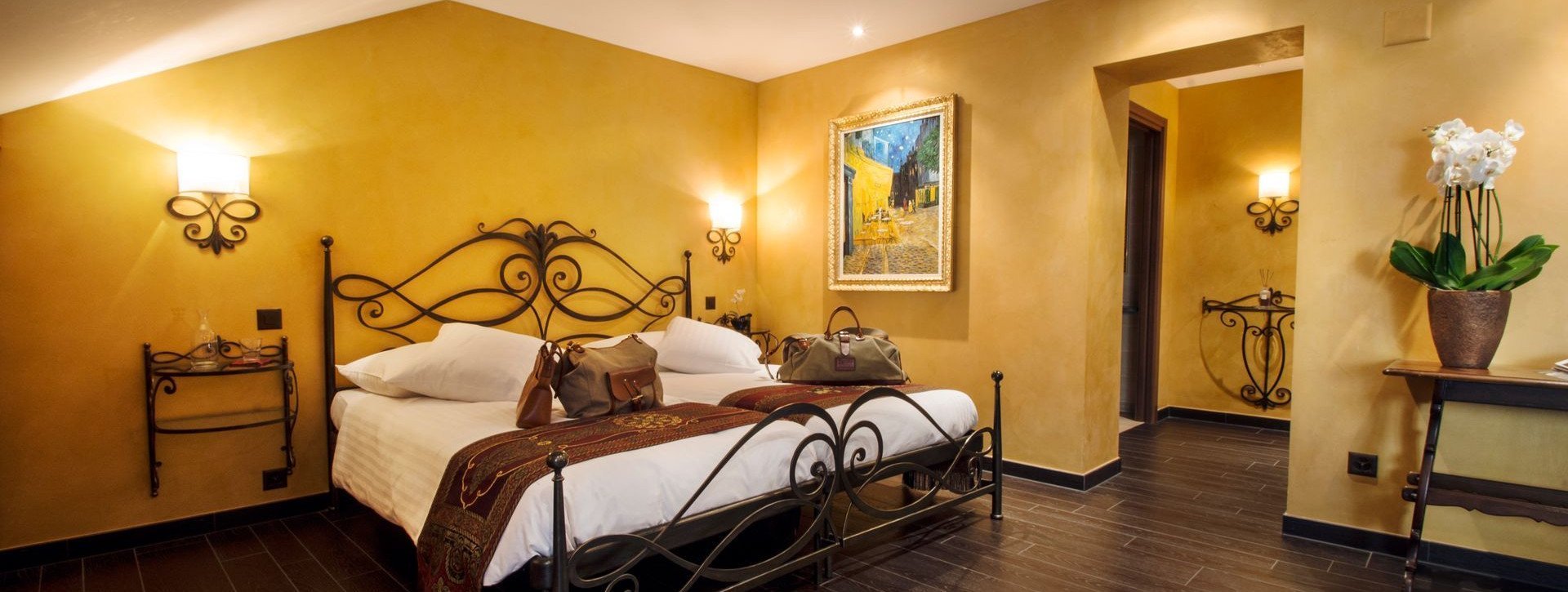 Bett der Family Junior-Suite